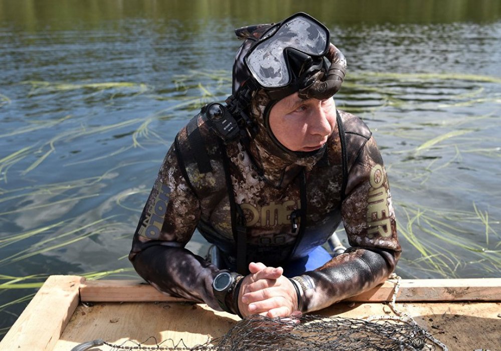Վլադիմիր Պուտինի ձկնորսությունը ջրի տակ.տեսանյութ