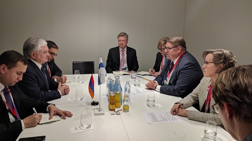 Հայաստանի և Ֆինլանդիայի ԱԳ նախարարները հանդիպել են