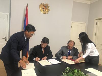 Հայաստանը եւ Չինաստանը նախաստորագրել են օդային հաղորդակցությունների մասին նոր համաձայնագիր
