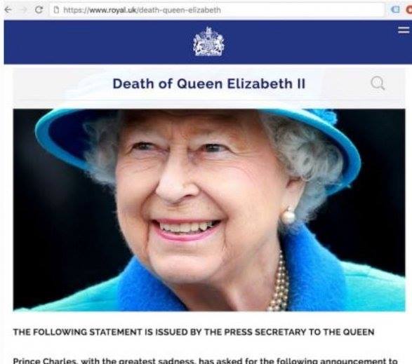 Ճի՞շտ են արդյոք Մեծ Բրիտանիայի թագուհի Եղիսաբեթ II-ի մահավան մասին լուրերը