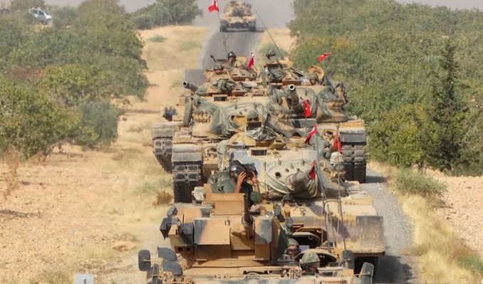 Թուրքիայի զինուժը ներխուժել է Սիրիա (տեսանյութ)