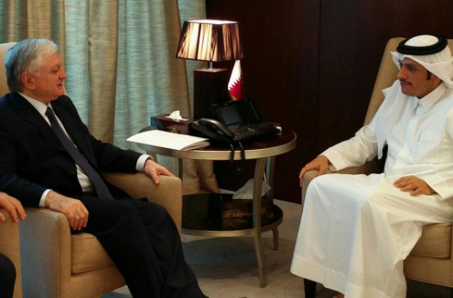 Դոհա մեկնած Էդվարդ Նալբանդյանը հանդիպել է Կատարի ԱԳ նախարարին