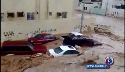 Սաուդյան Արաբիայում տեղացած հորդառատ անձրևներից հեղեղվել են փողոցներն ու տները