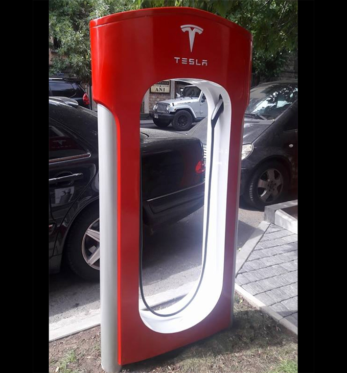 Երևանում Tesla-ի լիցքավորման կայան է տեղադրվել 