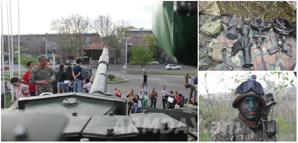 «Ազգ-բանակ» ռազմական ցուցահանդես՝ Երևանում (լուսանկարներ)
