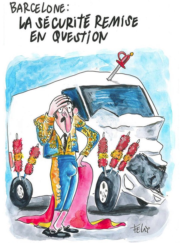 Charlie Hebdo-ն ծաղրանկար է հրապարակել Բարսելոնայի ահաբեկչության վերաբերյալ