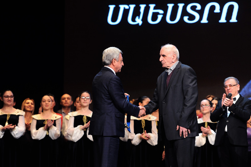 Սերժ Սարգսյանը մասնակցել է Արտավազդ Փելեշյանի 80-ամյակին նվիրված հոբելյանական երեկոյին