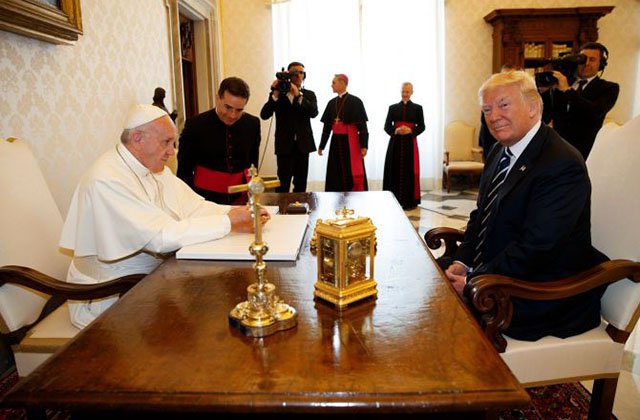 Հռոմի պապի հետ Թրամփի հանդիպումը Վատիկանում շարունակվել է շուրջ 30 րոպե
