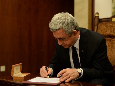 Սերժ Սարգսյանը ստորագրել է հրամանագիր ՀՀ-ԵՄ միջգերատեսչական հանձնաժողով ստեղծելու մասին