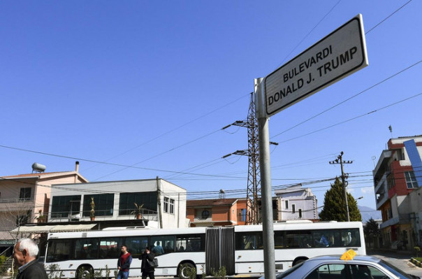 Ալբանիայում Թրամփի անունով փողոց է անվանակոչվել