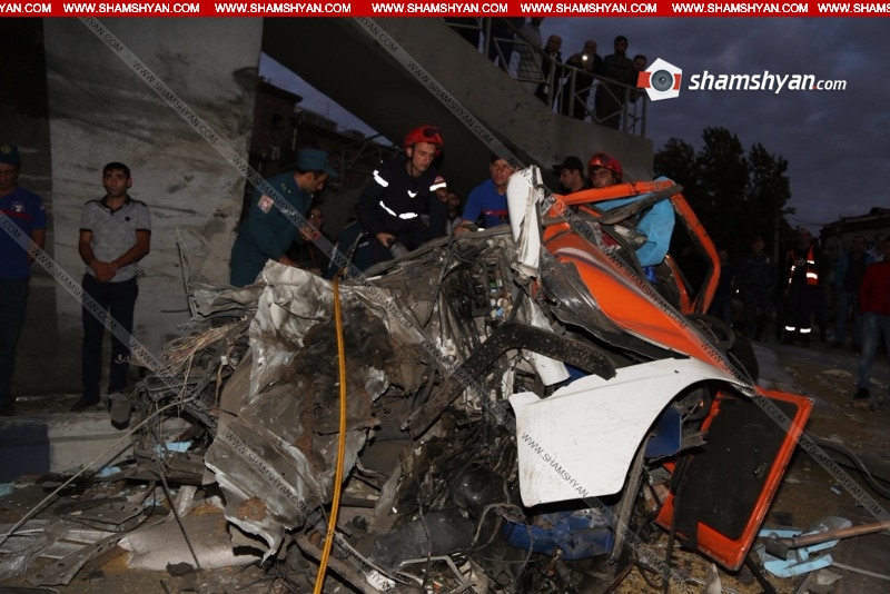 Ողբերգական ավտովթար Երևանում. բեռնատարը բախվել է վերգետնյա կամրջի հենասյանը. վարորդը մահացել է