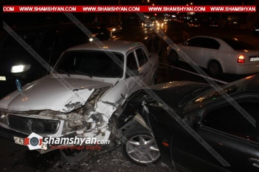 Խոշոր ավտովթար Երևանում. բախվել են «31»-ն ու Ford-ը. կա վիրավոր