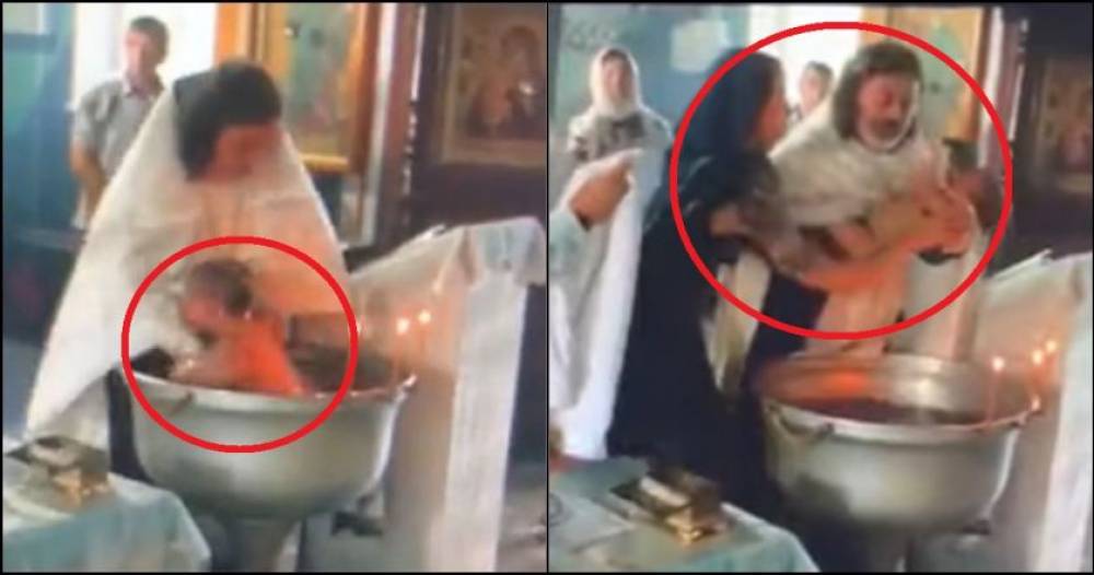 Երեխայի մկրտությունն ավարտվել է իսկական սկանդալով. քահանայի դեմ քրեական գործ է հարուցվել (Video)