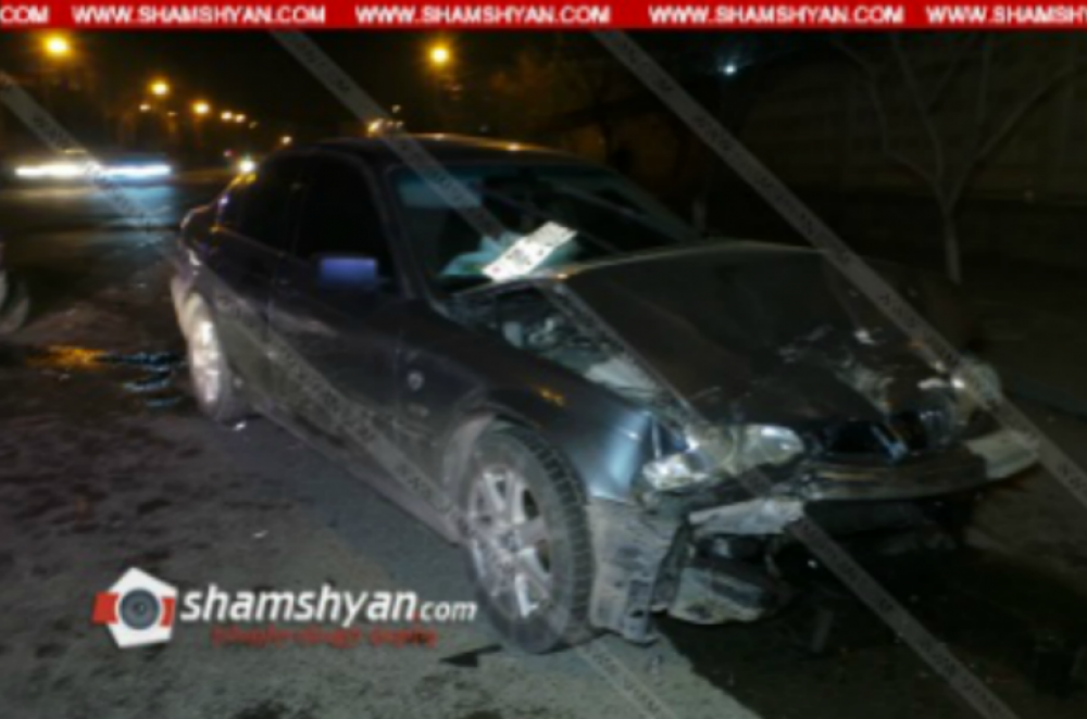 Երևանում զինվորական հավաքակայանի մոտ բախվել են BMW-ն ու Мitsubishi Pajero-ն. կան վիրավորներ