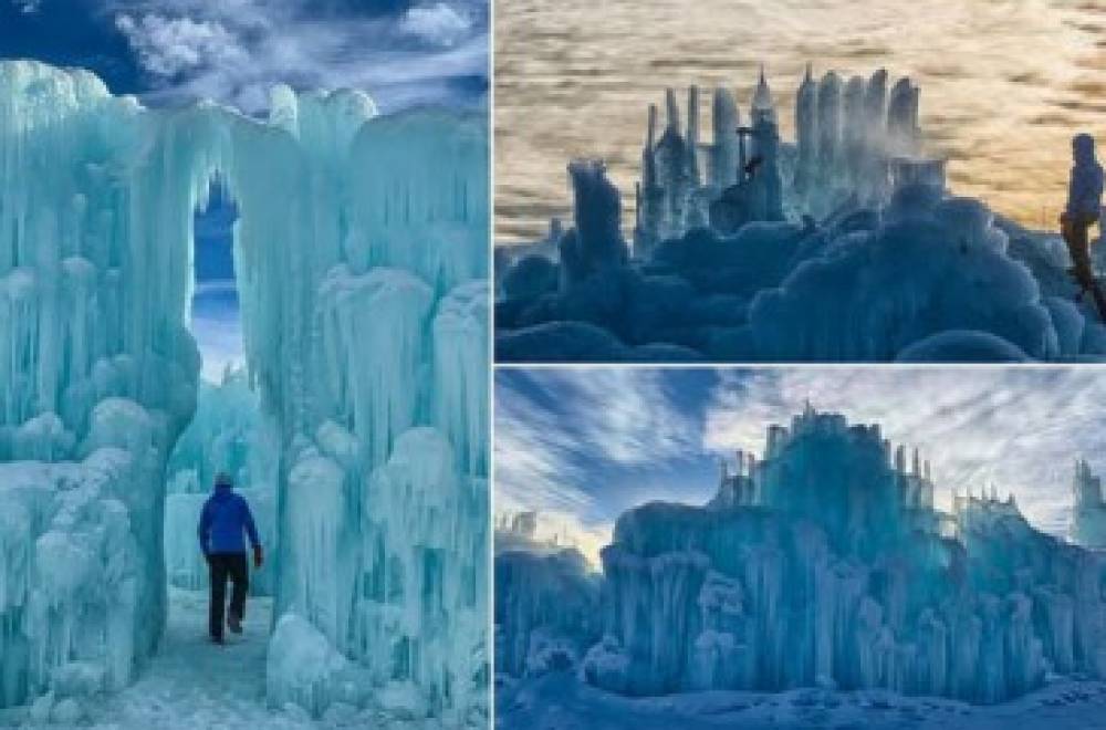 Կանադայում սառույցի վարպետները 10 000 ժամ են ծախսել սառցալուլաներից դղյակ ստեղծելու համար