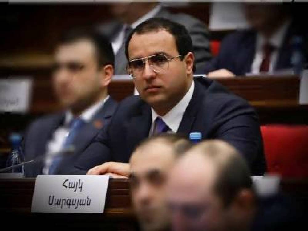 Պատգամավոր Հայկ Սարգսյանը դատի է տվել լրատվամիջոցին