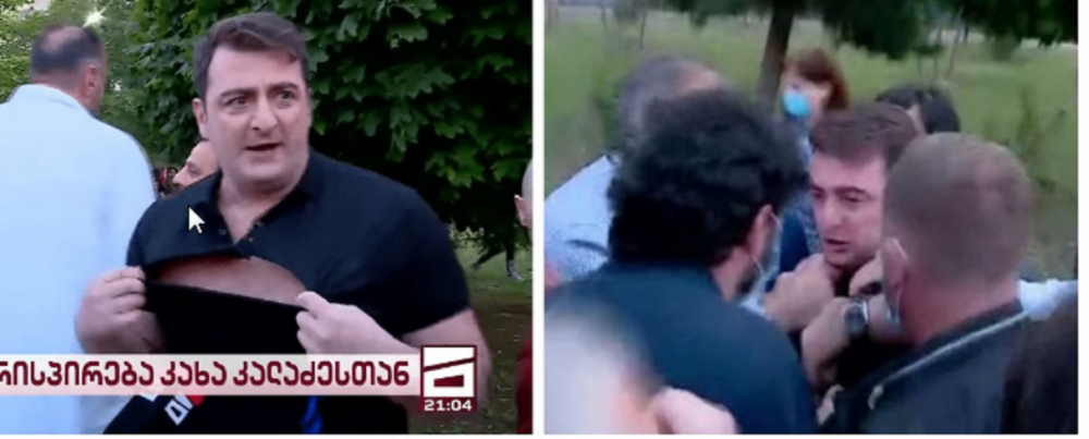 «Պատռեց վերնաշապիկս  և հարվածեց»․ ակտիվիստը ոստիկանություն բողոք է ներկայացրել Թբիլիսիի քաղաքապետի դեմ