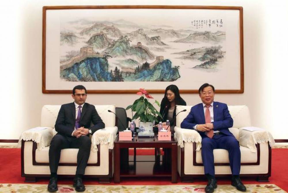 Նախարար Արշակյանը  քննարկել է Չինաստանի երկաթուղային կազմակերպության մասնակցությունը «Հյուսիս-հարավ»-ի կառուցմանը
