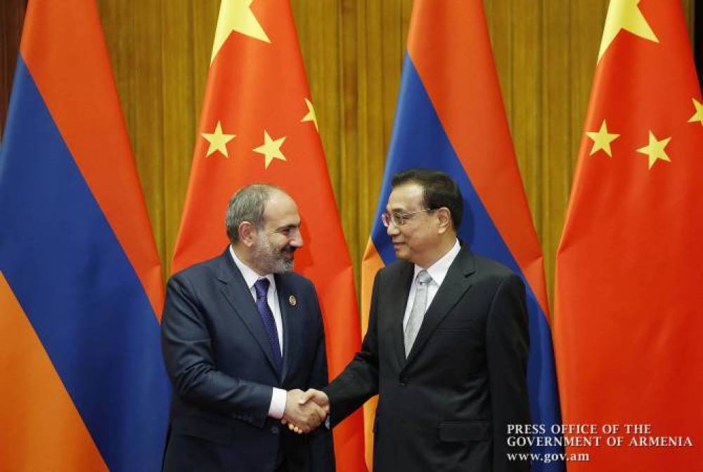 Չինաստանի վարչապետը կարևորել է Հայաստանի հետ երկկողմ տնտեսական կապերի հետագա զարգացումը
