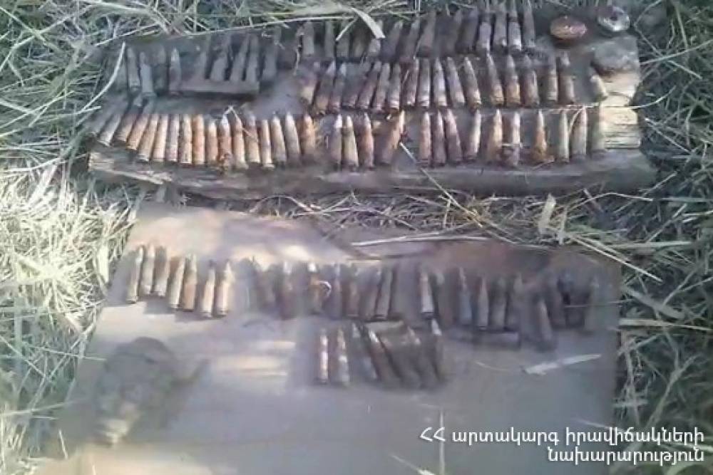 Նուռնուս գյուղում հայտնաբերվել է զինամթերք. փրկարարները սահմանազատել են տարածքը