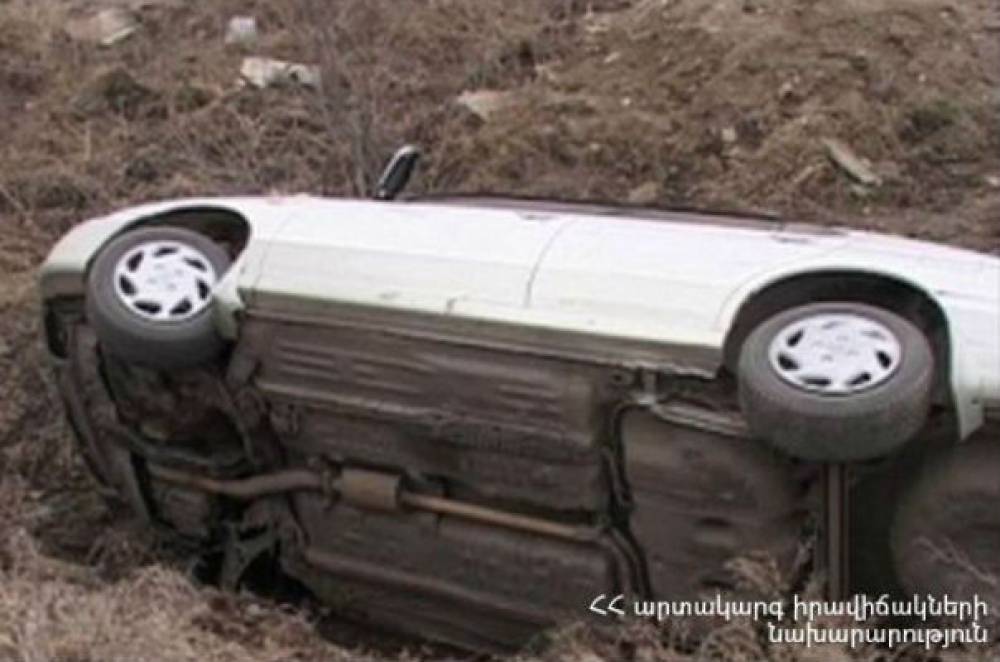 Երևանում մեքենան կողաշրջվել է. կան տուժածներ
