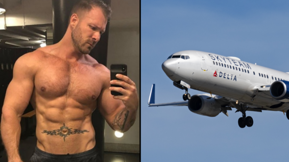 Տղան ինքնաթիռում  միասեռական պոռնոաստղի հետ  սեքսով է զբաղվել