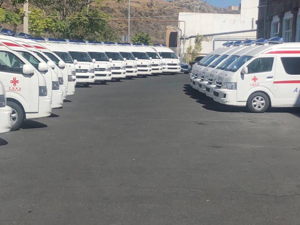 Չինաստանը շտապ օգնության 200 մեքենա է նվիրաբերել Հայաստանին (լուսանկարներ)