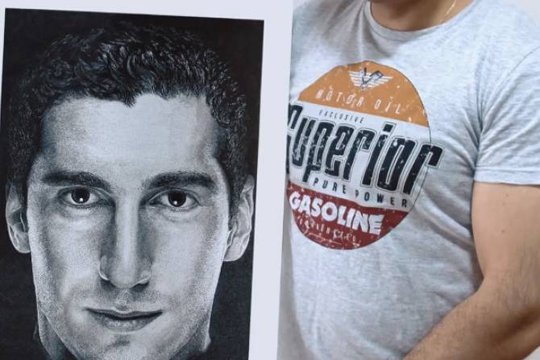 Հայ նկարիչը 4 միլիոն կետի միջոցով պատկերել է Հենրիխ Մխիթարյանի դիմանկարը (տեսանյութ)