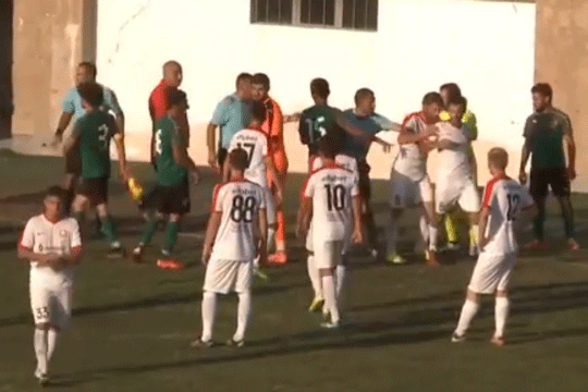 Արա ես քու… «ռազբորկա» հայկական ֆուտբոլային հանդիպմանը (տեսանյութ)