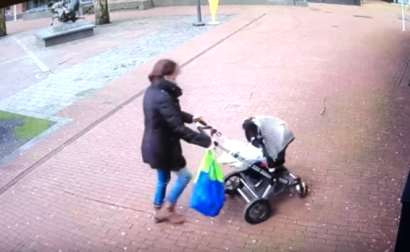 Ինչպես են կինն ու նորածինը հրաշքով փրկվում իրենց վրա տապալվող ծառից (տեսանյութ)