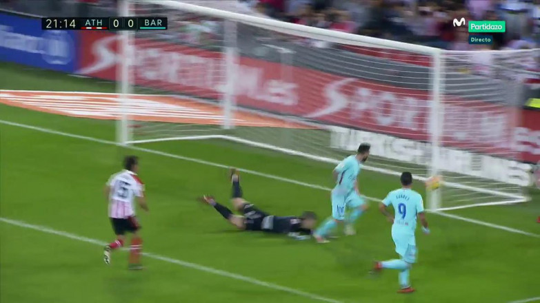 Մեսսիի անհավանական վրիպումը դարպասապահի դեմ մեն-մենակ դուրս գալուց հետո (տեսանյութ)