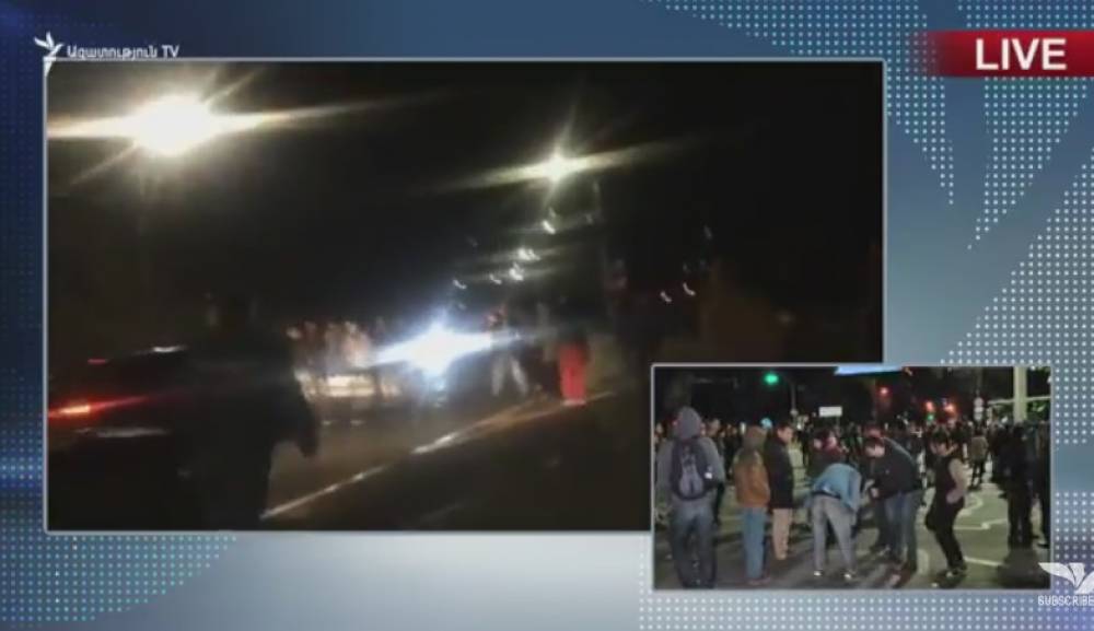 Ակտիվիստները Երևանում կրկին փողոցներ են փակում.ուղիղ