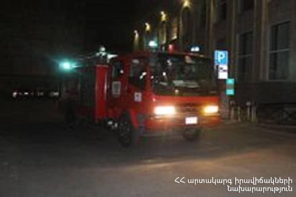 Հրդեհ Մարտունի-Վարդենիս ավտոճանապարհին