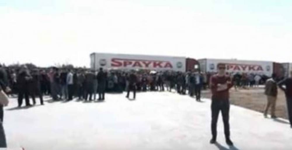 «Սպայկա» ընկերության աշխատակիցները բողոքի ակցիա են իրականացնում