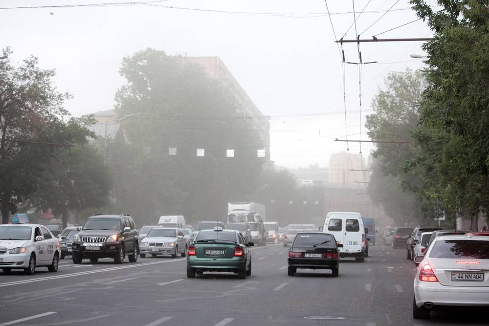 Երևան քաղաքում փոշու կոնցենտրացիայի անկում է գրանցվել՝ Արտակարգ դրության օրերին