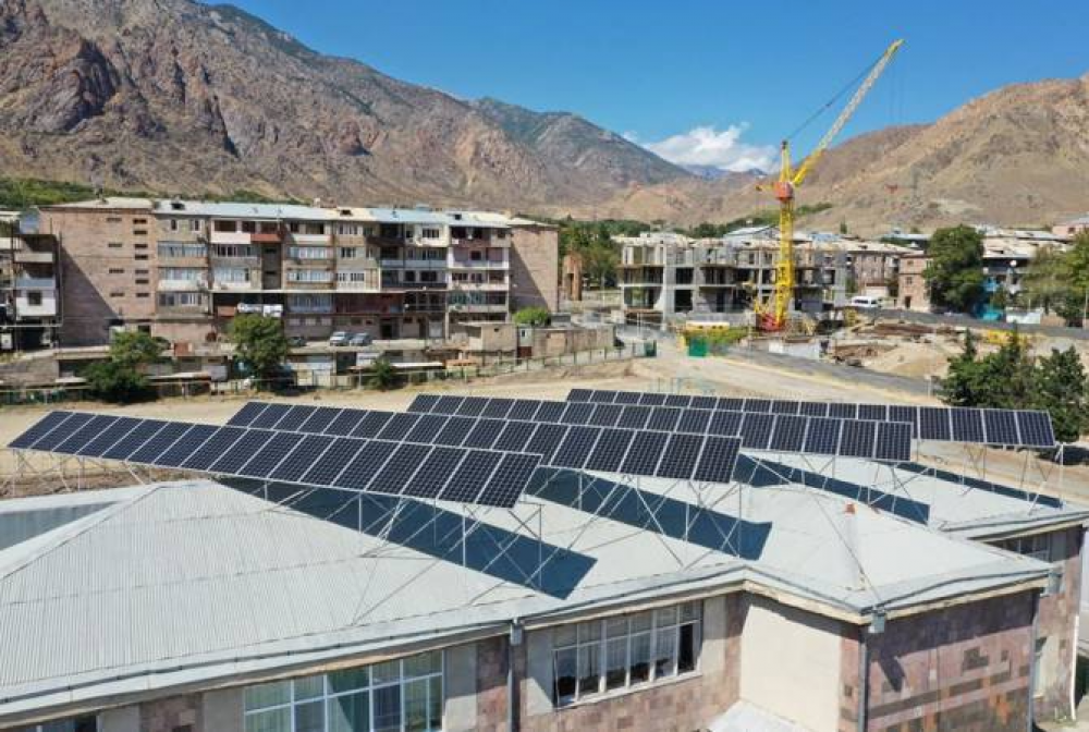 Ագարակի դպրոցում արևային ֆոտոէլեկտրական կայանի տեղադրմամաբ տարեկան կխնայվի 1,8 մլն դրամ