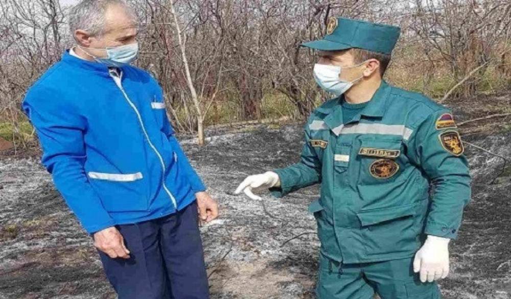 Ոսկեվազ գյուղում հայտնաբերվել է այրված դի