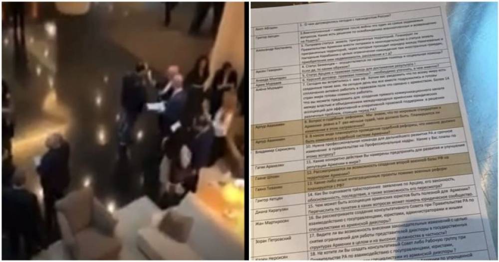 Այս ցանկում նշված մարդիկ մասնակցել են Մոսկվայում ՀՀ «վարչապետի» հետ հանդիպմանը և հնչեցրել են նախապես պատրաստված հարցեր՝ թուրքի գործակալի PR-ը ապահովելու համար