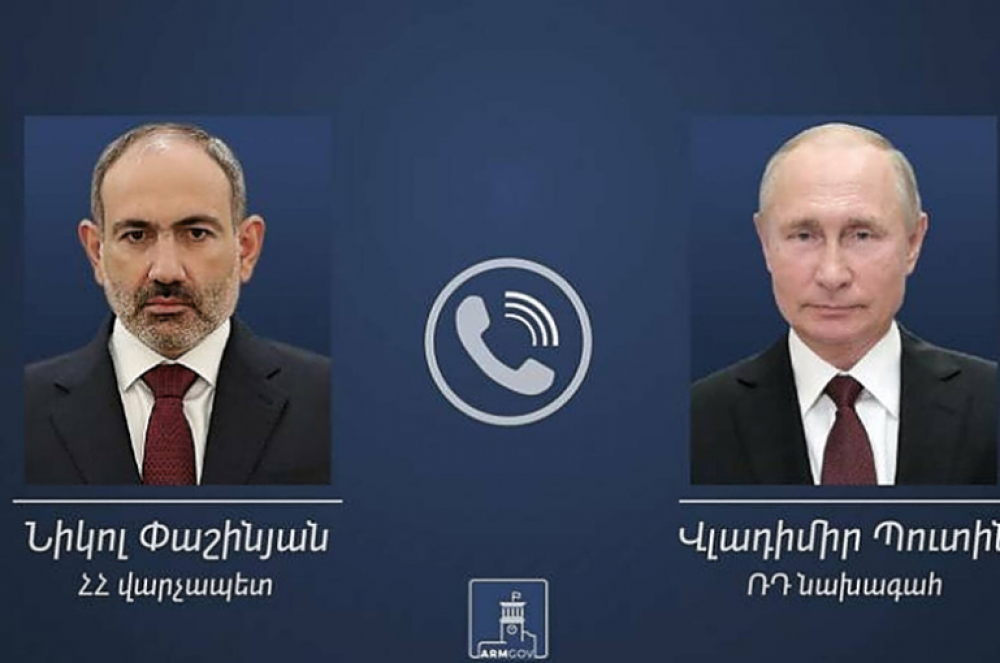 Փաշինյանն ու Պուտինը քննարկել են Լաչինի միջանցքին և ԼՂ-ում ստեղծված հումանիտար իրավիճակին վերաբերող հարցեր