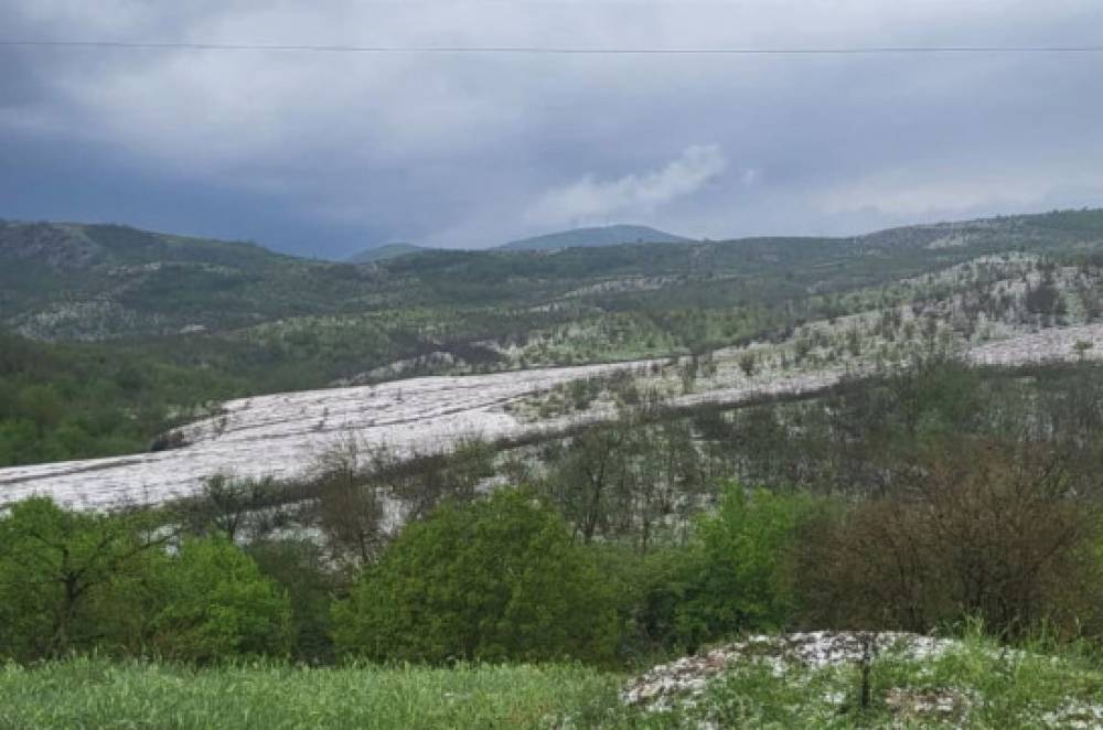 Արցախի Մարտակերտի շրջանում ուժեղ կարկուտ է տեղացել