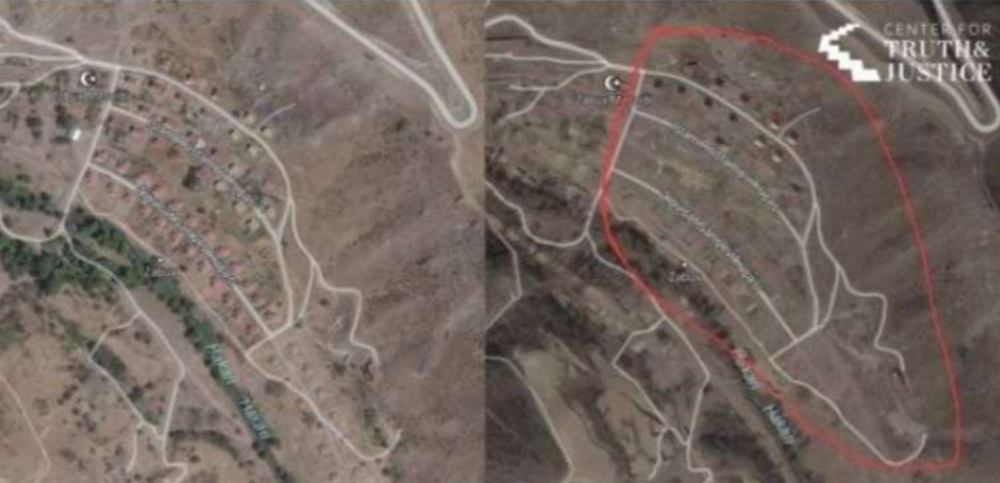 Ադրբեջանն Աղավնո գյուղն ամբողջությամբ ոչնչացրել է. (լուսանկար)