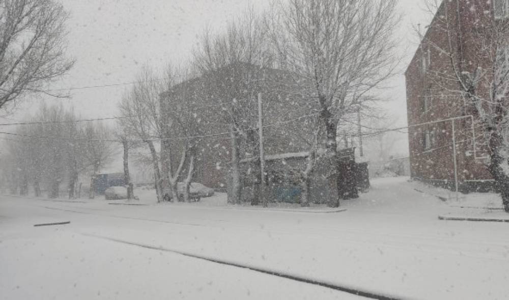 Աշոցքում ձյուն է. (լուսանկար)