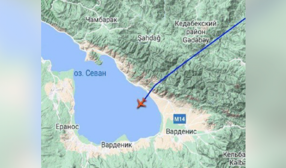 Այս պահին հայաստանի տարածքով  թռչում է առանց գրանցման ադրբեջանական  ինքնաթիռ