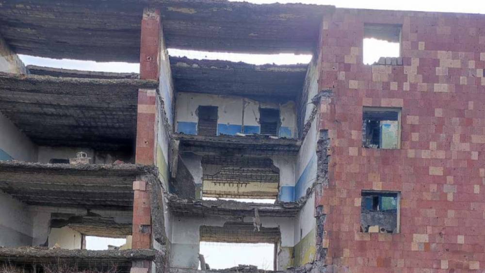 Փլուզում Գյումրի քաղաքում