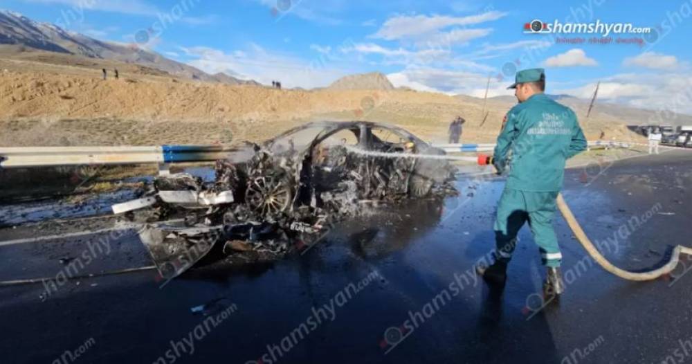 Մանրամասներ` Արարատում հայտնի գործարարի եղբոր որդու մասնակցությամբ ողբերգական ավտովթար-հրդեհից