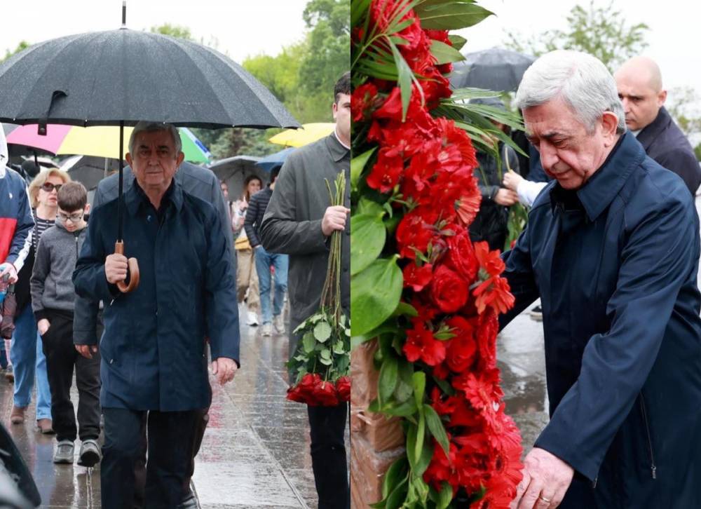 Սերժ Սարգսյանը հարգանքի տուրք է մատուցել Հայոց ցեղասպանության զոհերի հիշատակին(լուսանկարներ)