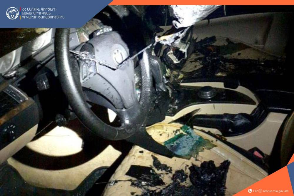 Մասիսում մեքենա է այրվել