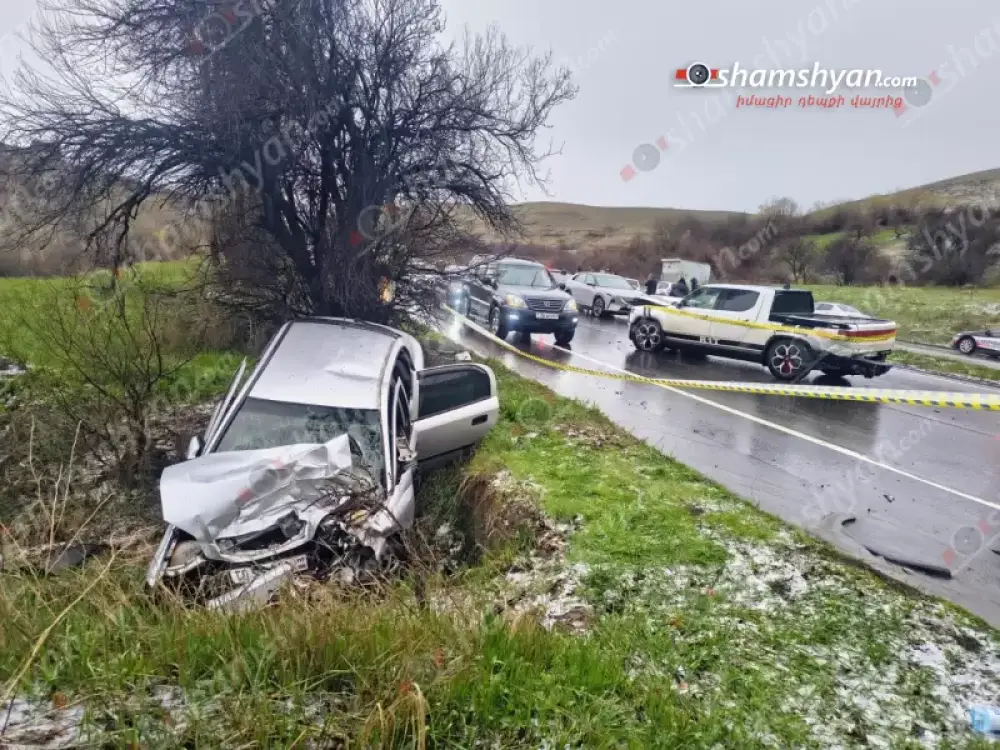 Բախվել են «Mazda»-ն, «Rivian»-ը և «Opel»-ը․ վերջինը հայտնվել է ձորակում․ կան վիրավորներ