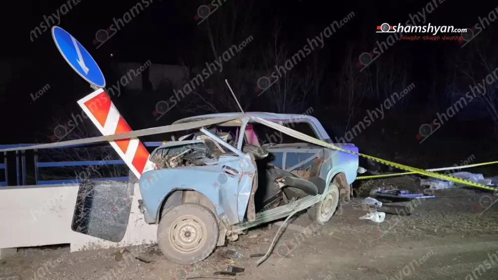 Ողբերգական դեպք․ տղամարդը ավտոմեքենան վարելիս կորցրել է ինքնազգացողությունը և բախվել պատնեշին