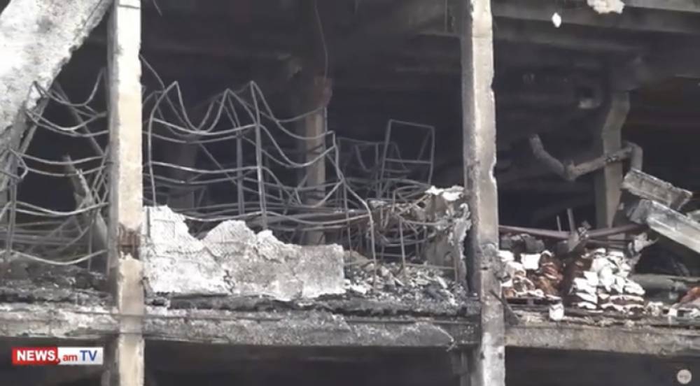 Փլված սյուներ, ավերված տաղավարներ. «Սուրմալուի» պայթած շենքը՝ ներսից